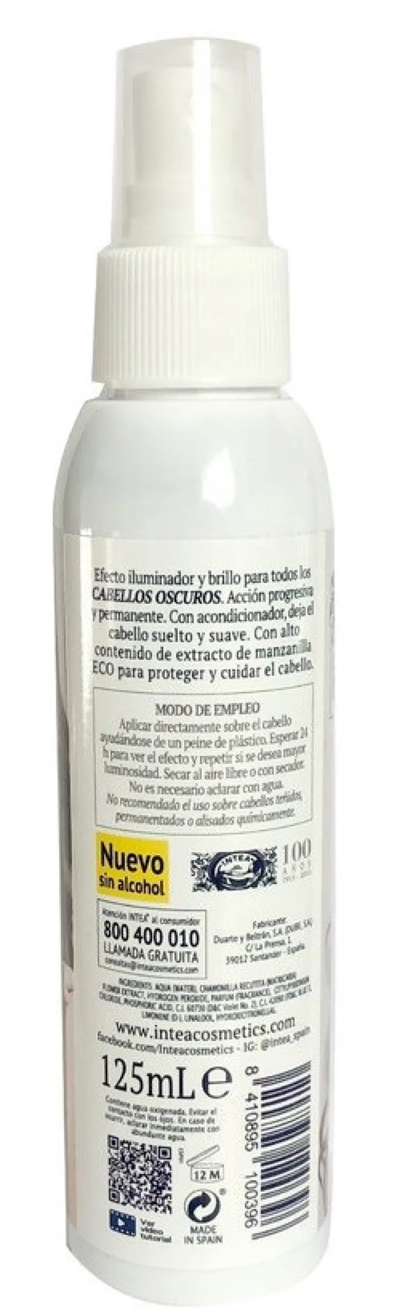Loción Capilar con Extracto de Manzanilla