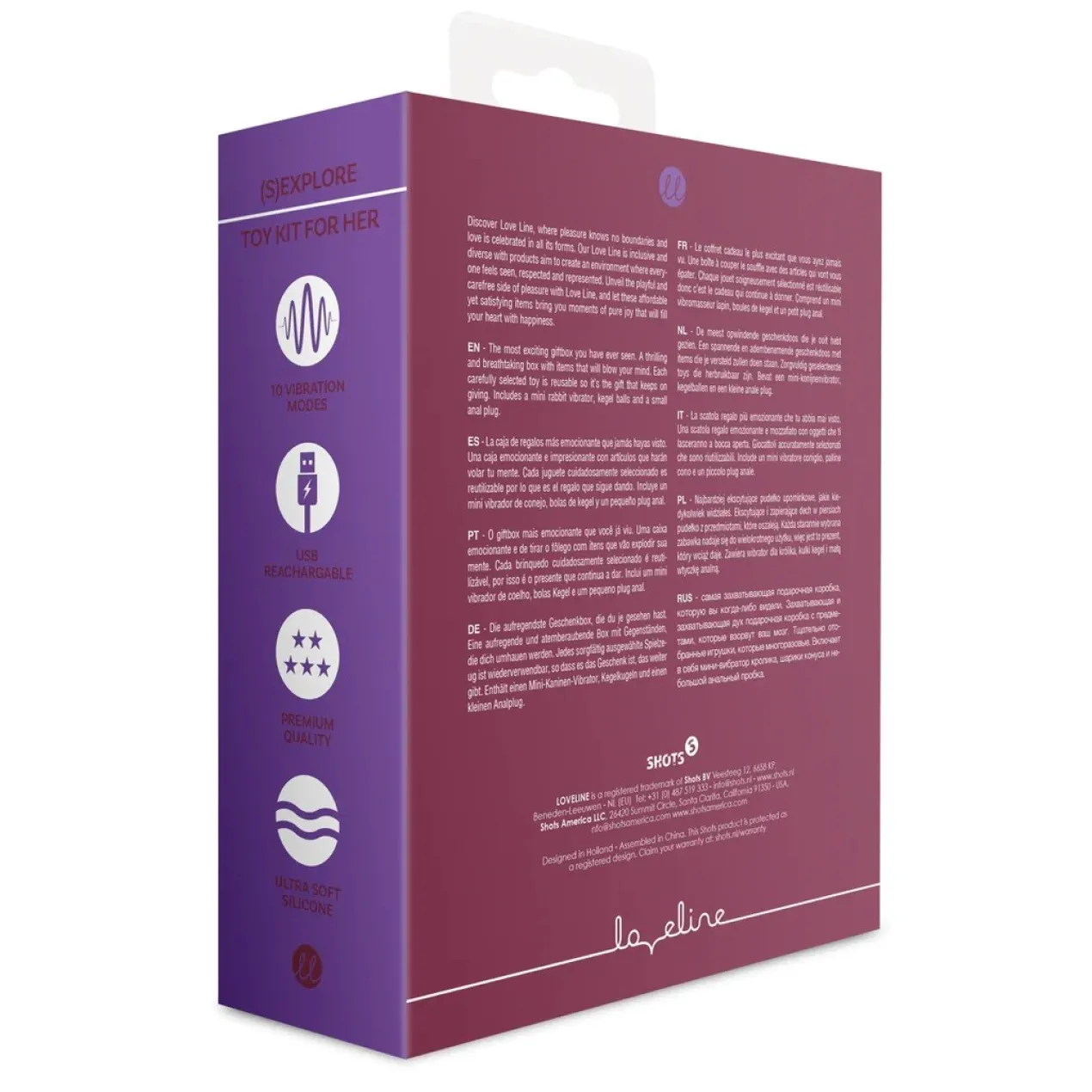 Loveline by Shots (S)Explore Toy Kit for Her Juguetes Sexuales para Ella