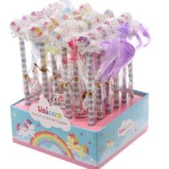 Lápiz y Goma de Borrar Unicornio