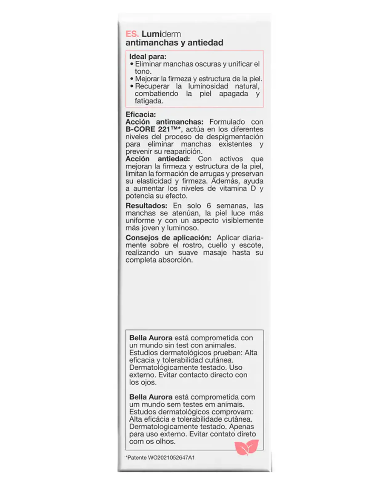 Lumiderm Antimanchas y Antiedad