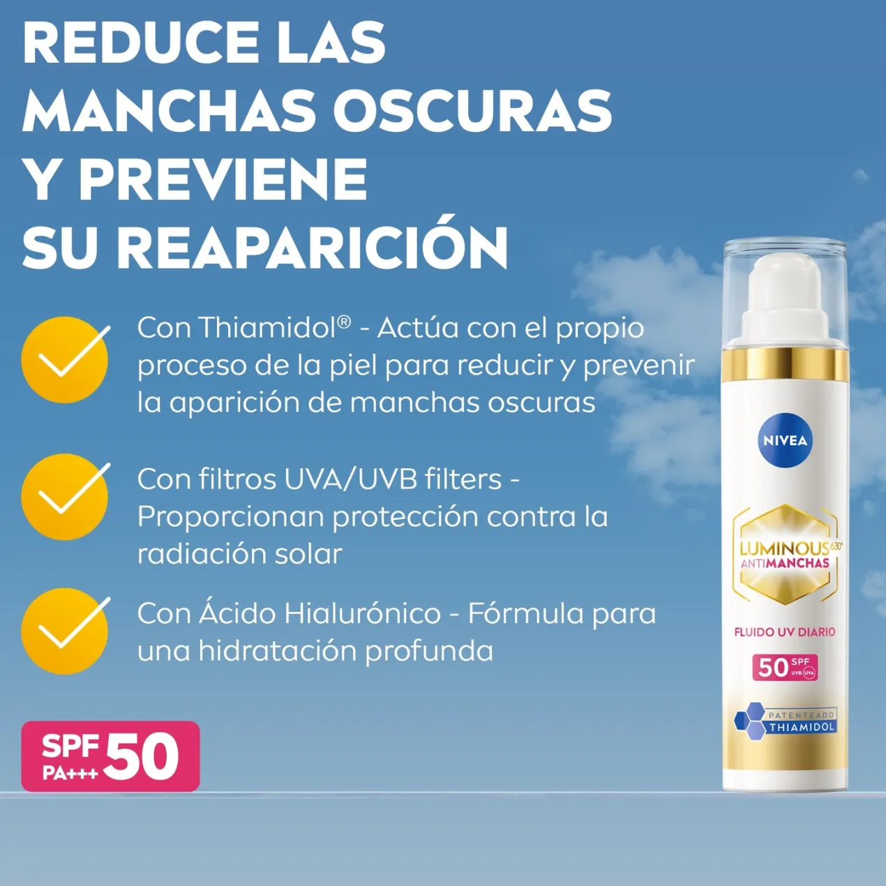 Luminous630 Anti-Manchas Fluido Facial FPS50