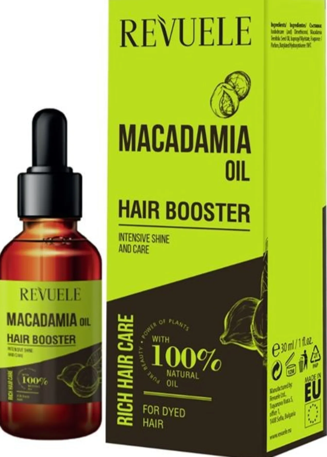 Macadamia Oil Hair Booster Aceite Capilar para Cabello Teñido