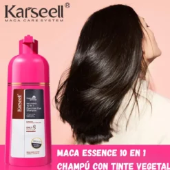Maca Essence Champú Tinte 10 en 1 Negro