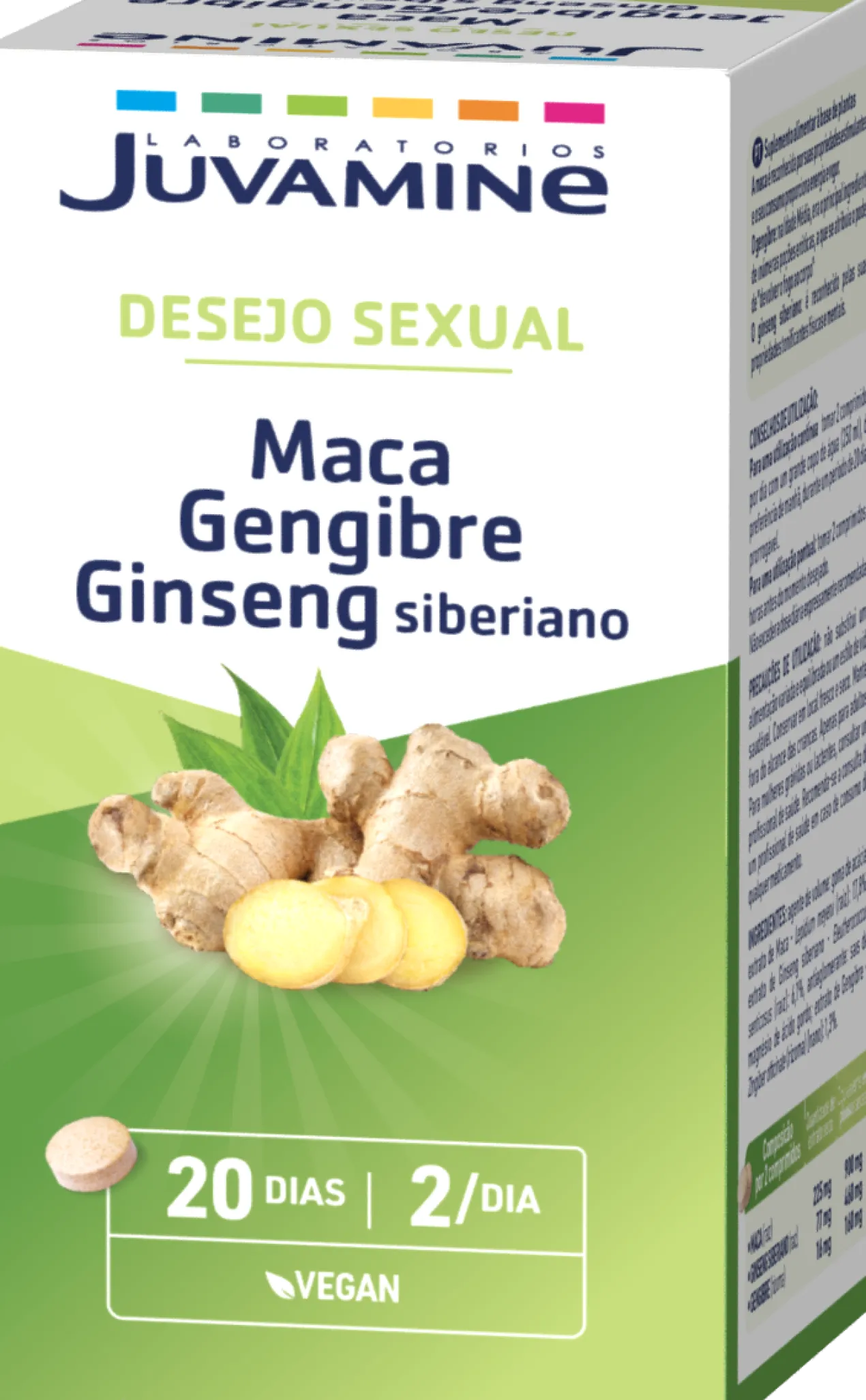 Maca + Jengibre + Ginseng Siberiano