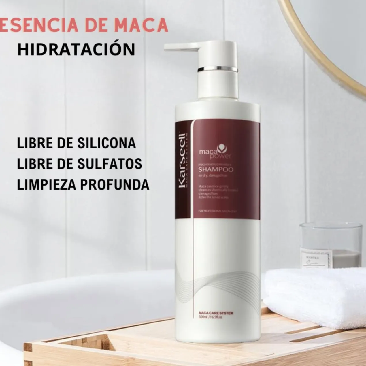 Maca Power Champú para Cabello Dañado