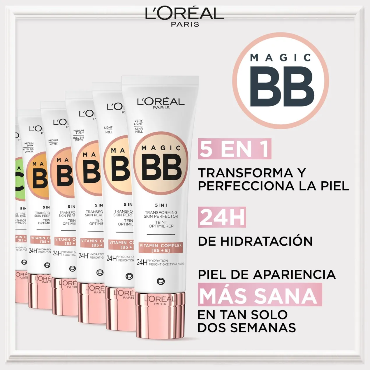 Magic BB Cream Base de maquillaje 5 en 1