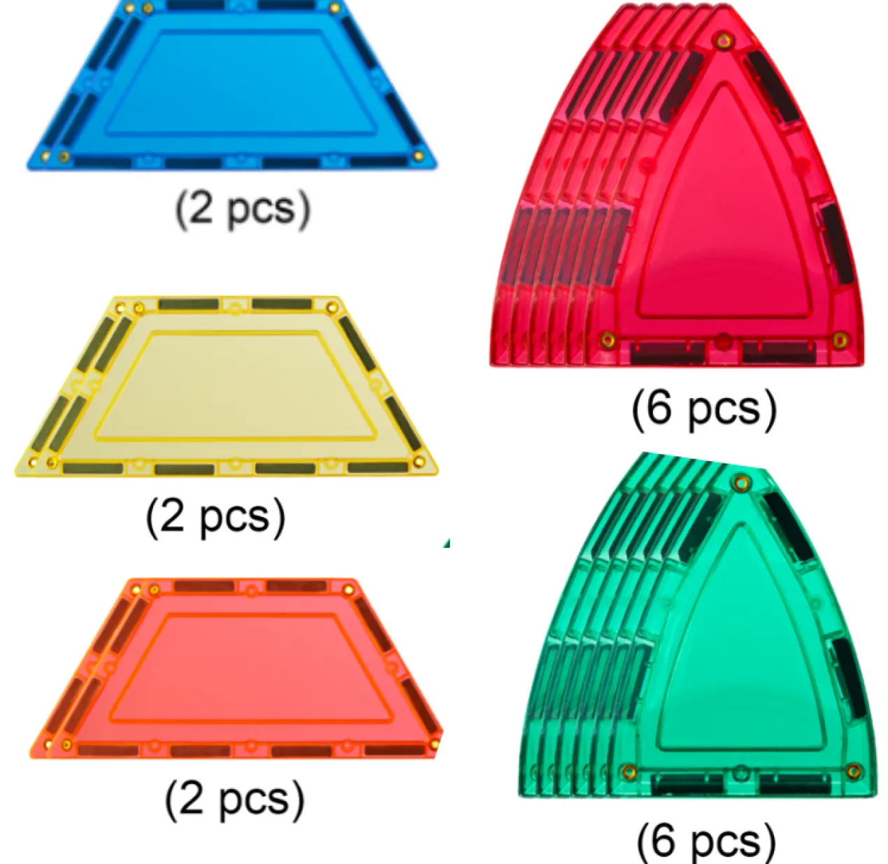 Magnetic Tiles 18 Piezas