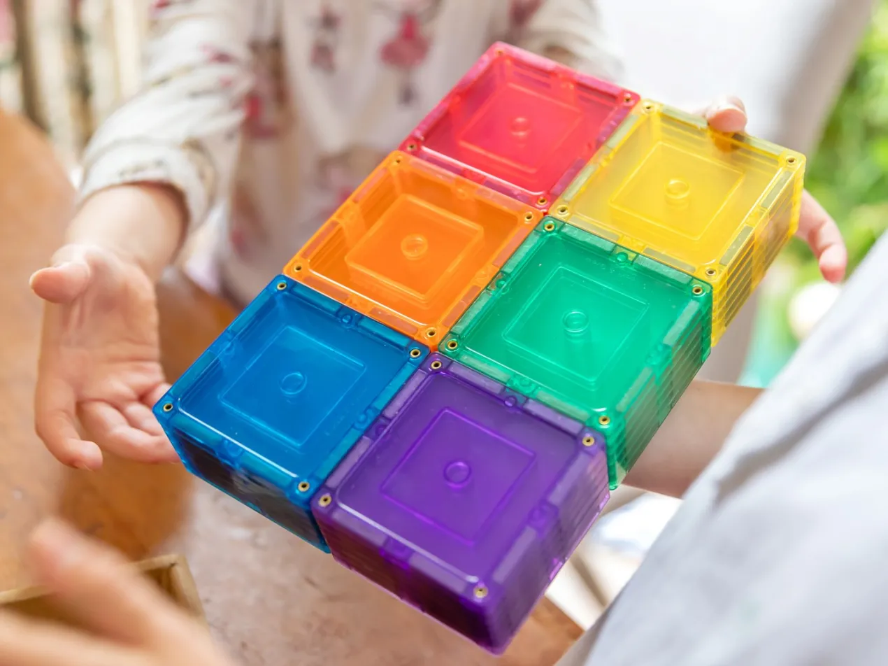 Magnetic Tiles Small Square 36 Piezas