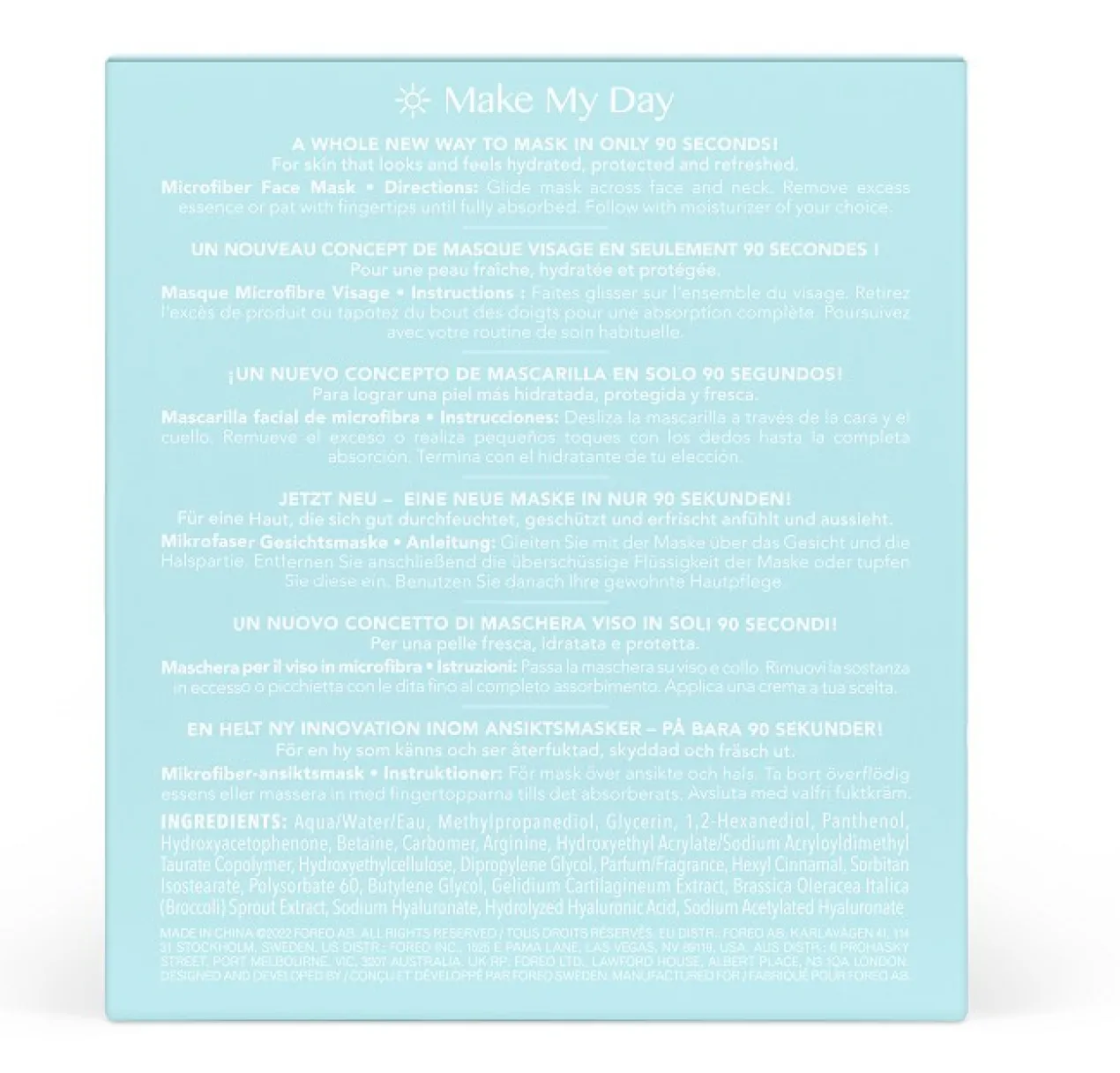 Make My Day Mascarilla Facial