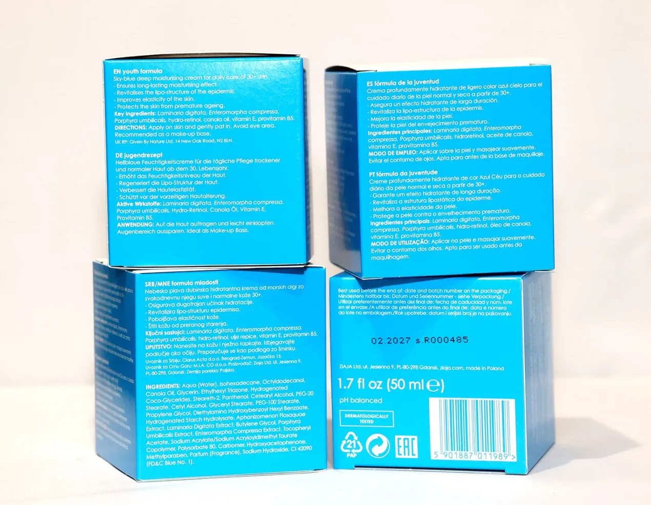 Marine Algae Crema Tensora Activa