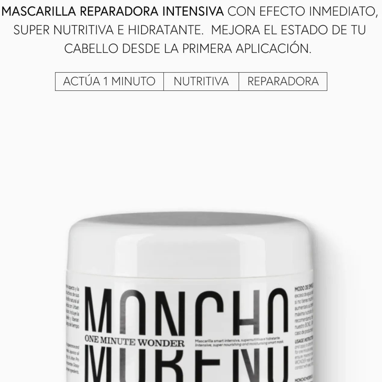 Mascarilla Capilar One Minute Wonder