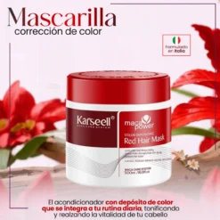 Mascarilla Capilar Pigmentante Roja