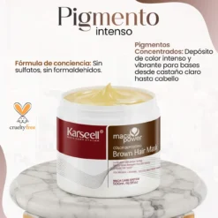 Mascarilla Capilar Pigmentante Marrón