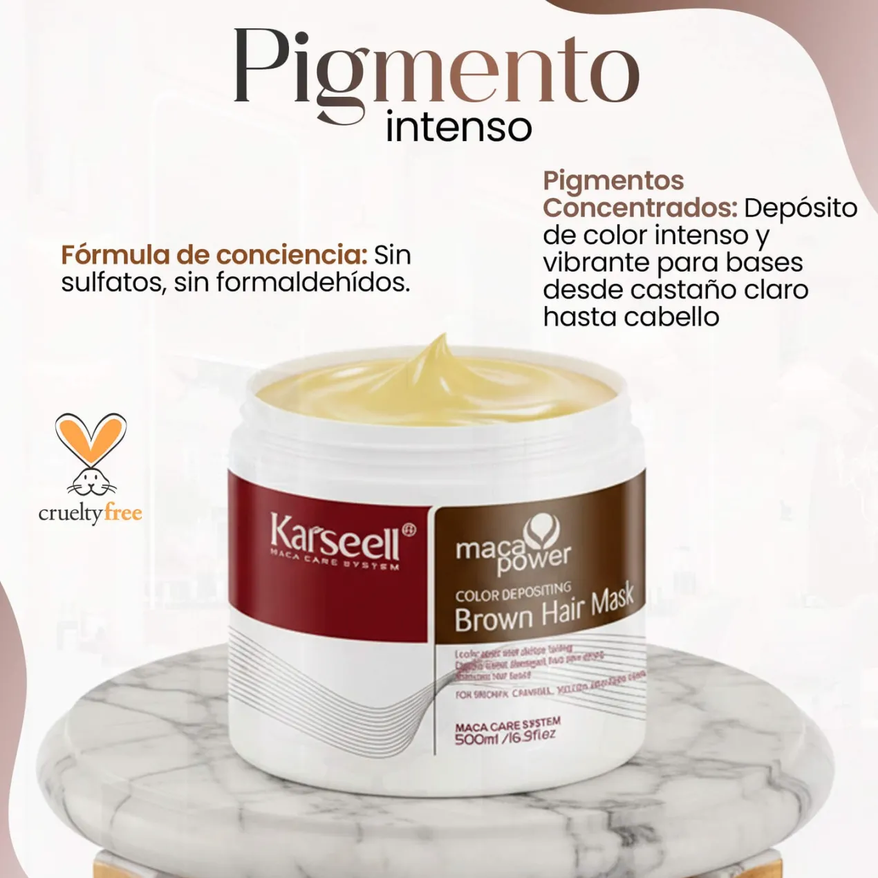Mascarilla Capilar Pigmentante Marrón