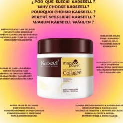 Mascarilla Capilar Reparadora Antifrizz con Colágeno Activo