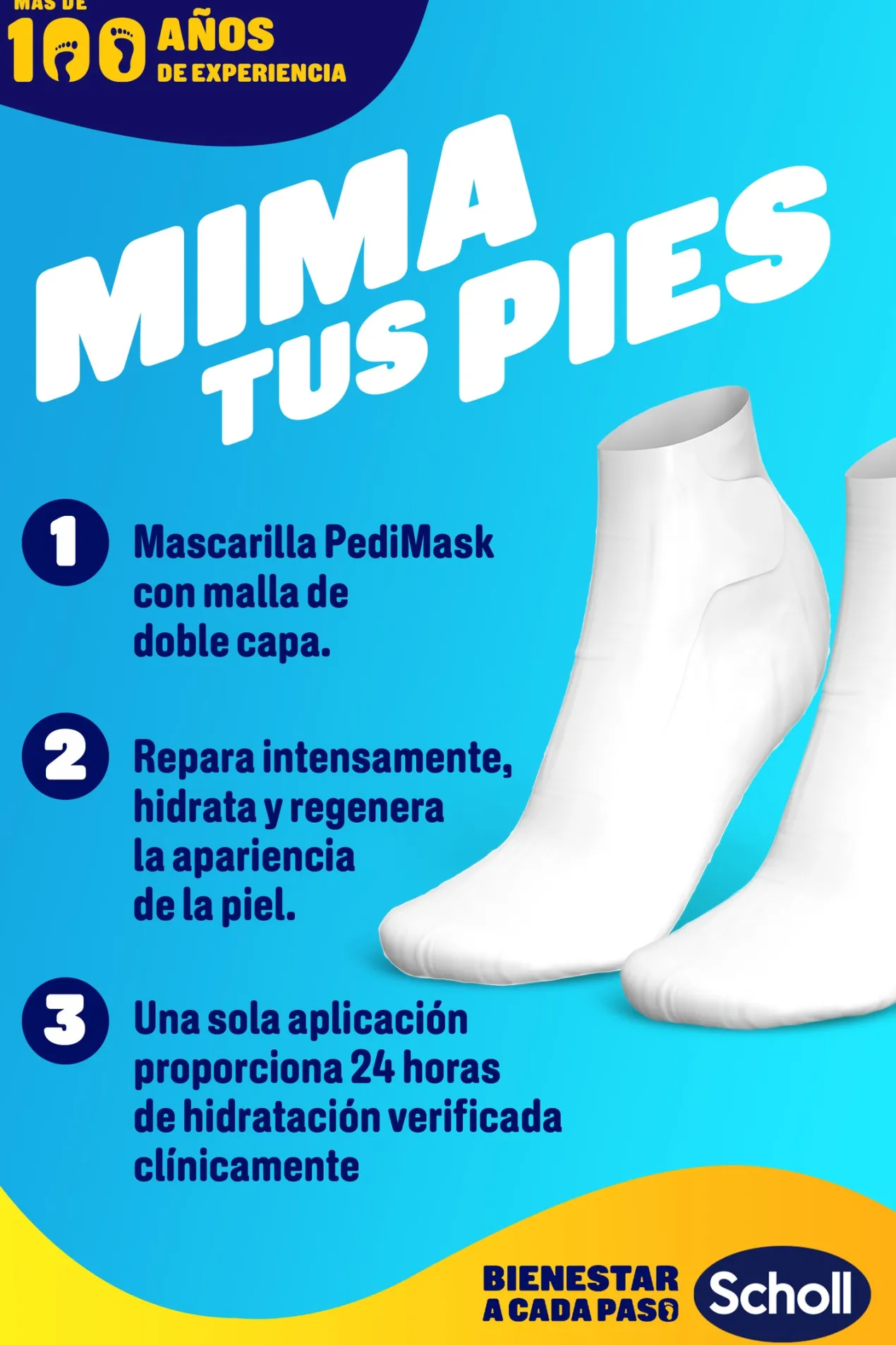 Mascarilla de pies ExpertCare PediMask