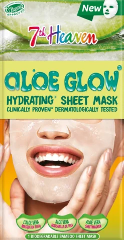Mascarilla de Tela Hidratante Aloe Glow