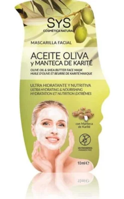 Mascarilla Facial Aceite de Oliva y Manteca de Karité