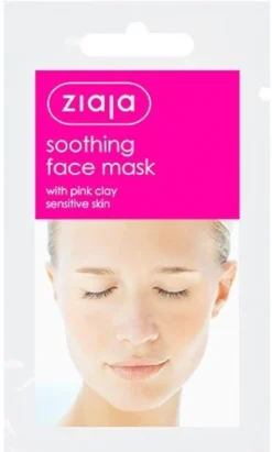 Mascarilla Facial Calmante con Arcilla Rosa