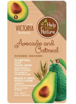 Mascarilla Facial de Arcilla con Aguacate & Avena