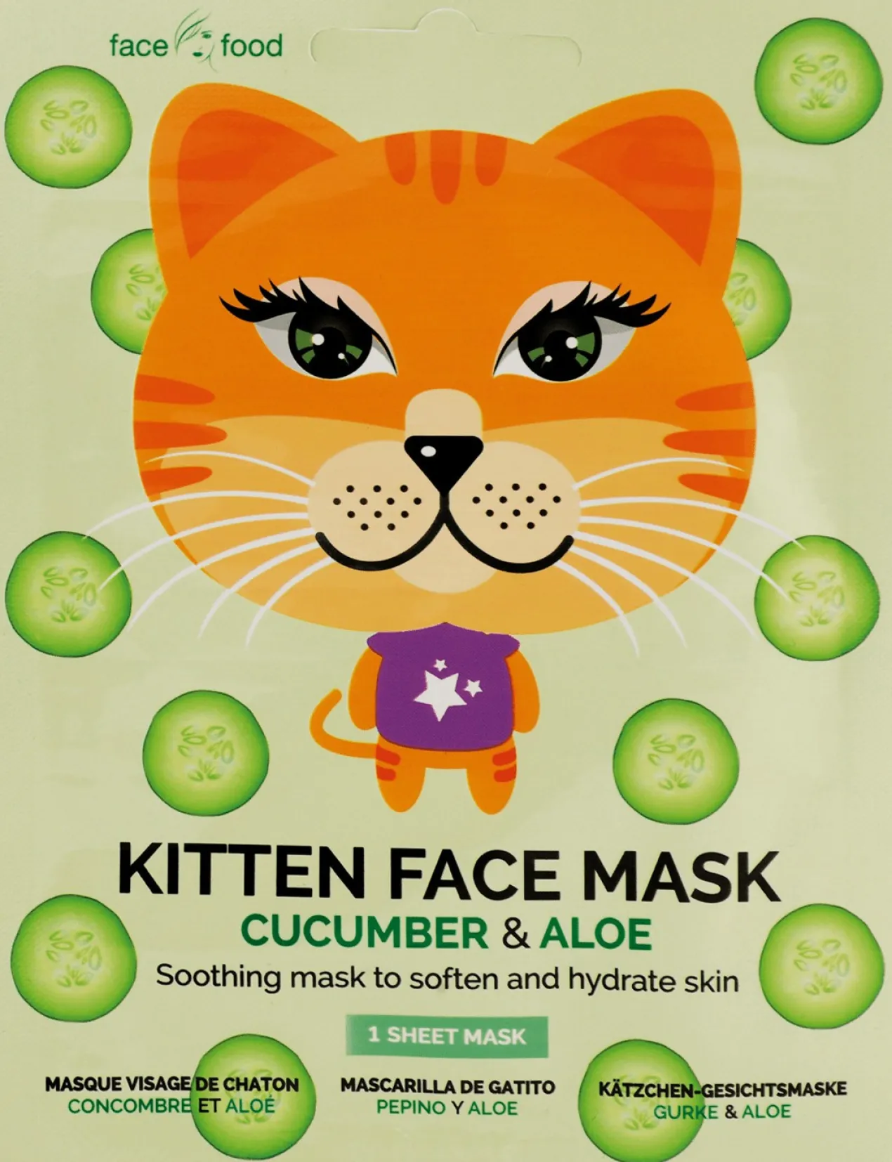 Mascarilla Facial de Pepino y Aloe