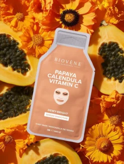 Mascarilla Facial Dewy-Bright Vitamina C, Papaya y Caléndula