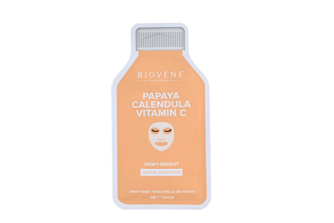 Mascarilla Facial Dewy-Bright Vitamina C, Papaya y Caléndula