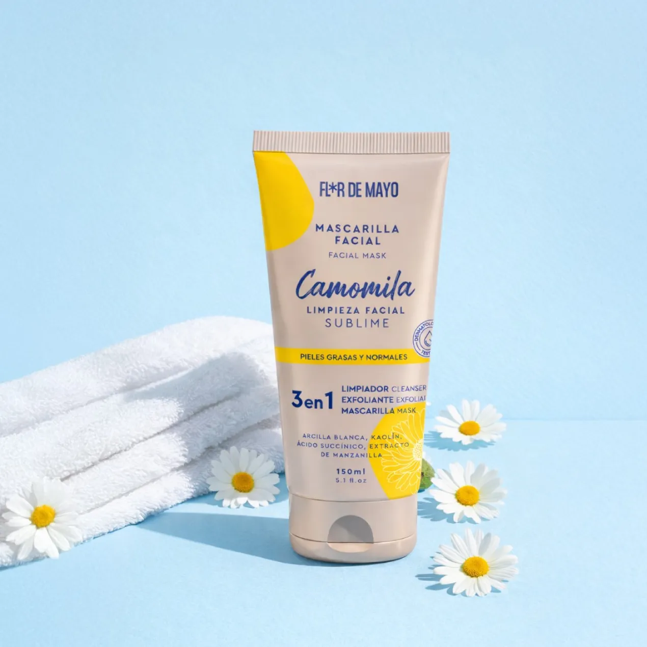 Mascarilla Facial 3 en 1 Camomila