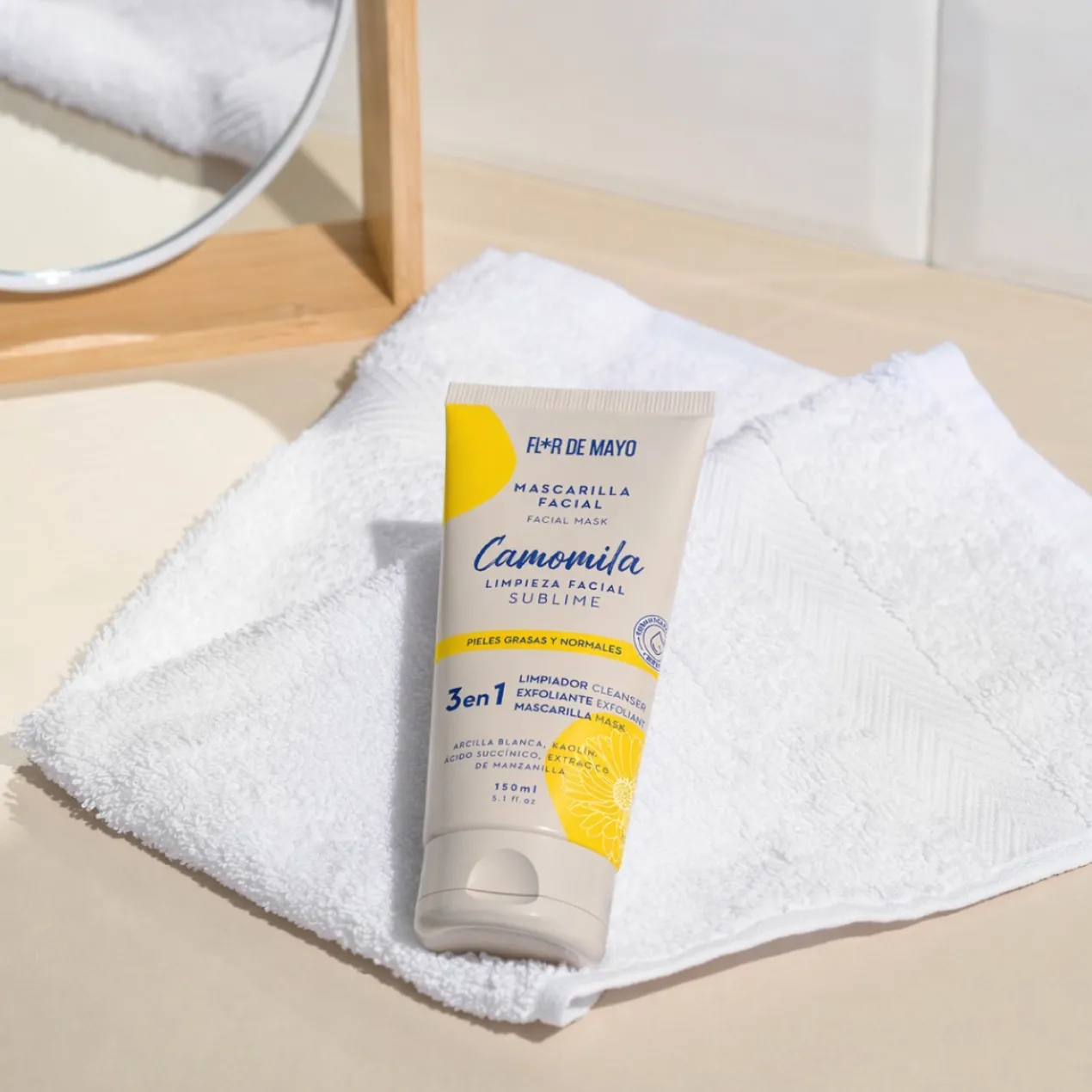 Mascarilla Facial 3 en 1 Camomila