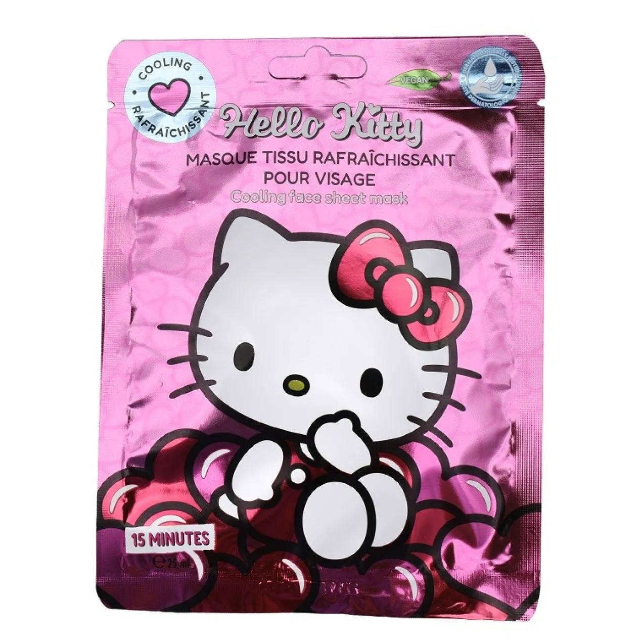 Mascarilla Facial Hello Kitty Sheet Mask Cooling