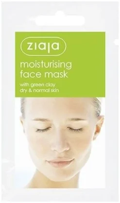 Mascarilla Facial Hidratante con Arcilla Verde