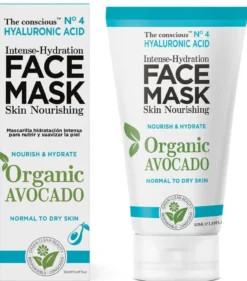 Mascarilla Facial Hidratante con Ácido Hialurónico
