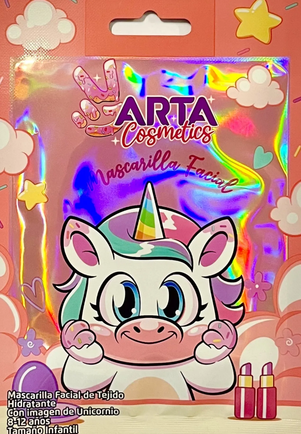 Mascarilla Facial Hidratante Unicornio