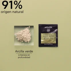 Mascarilla Facial Limpieza Profunda Arcilla Verde