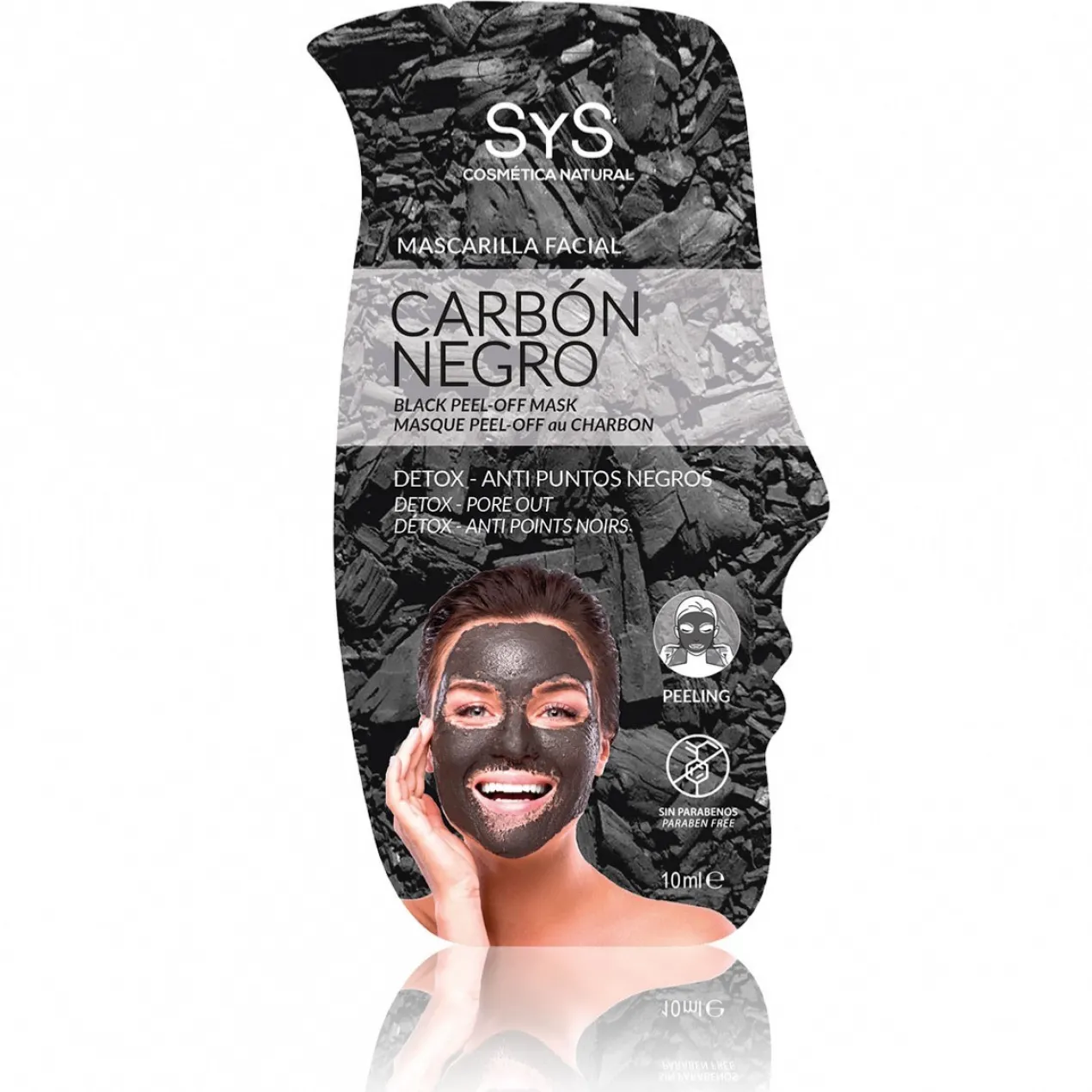 Mascarilla Facial Peeling Carbón Negro