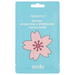 Mascarilla Facial Sakura Hidratante y Refrescante