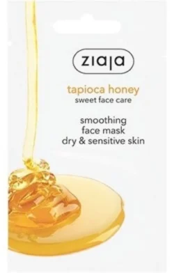 Mascarilla facial suavizante de miel de tapioca