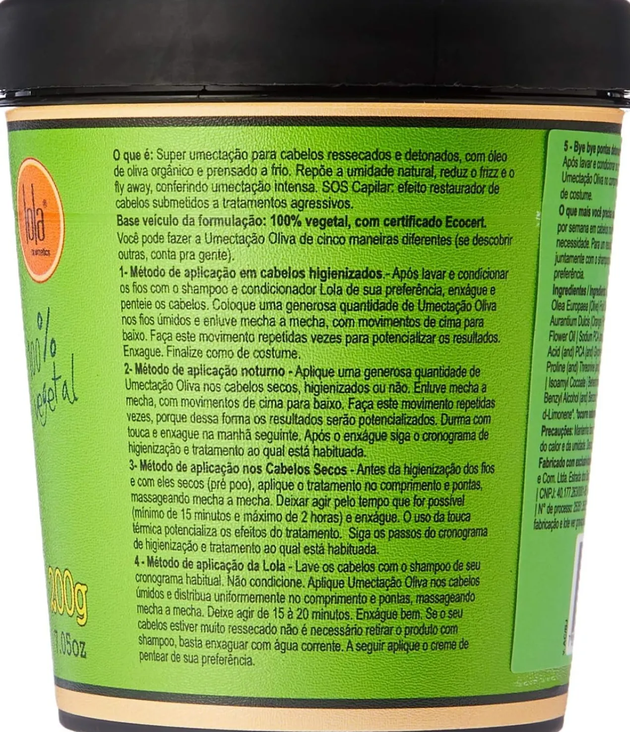 Mascarilla Humectante con Aceite de Oliva