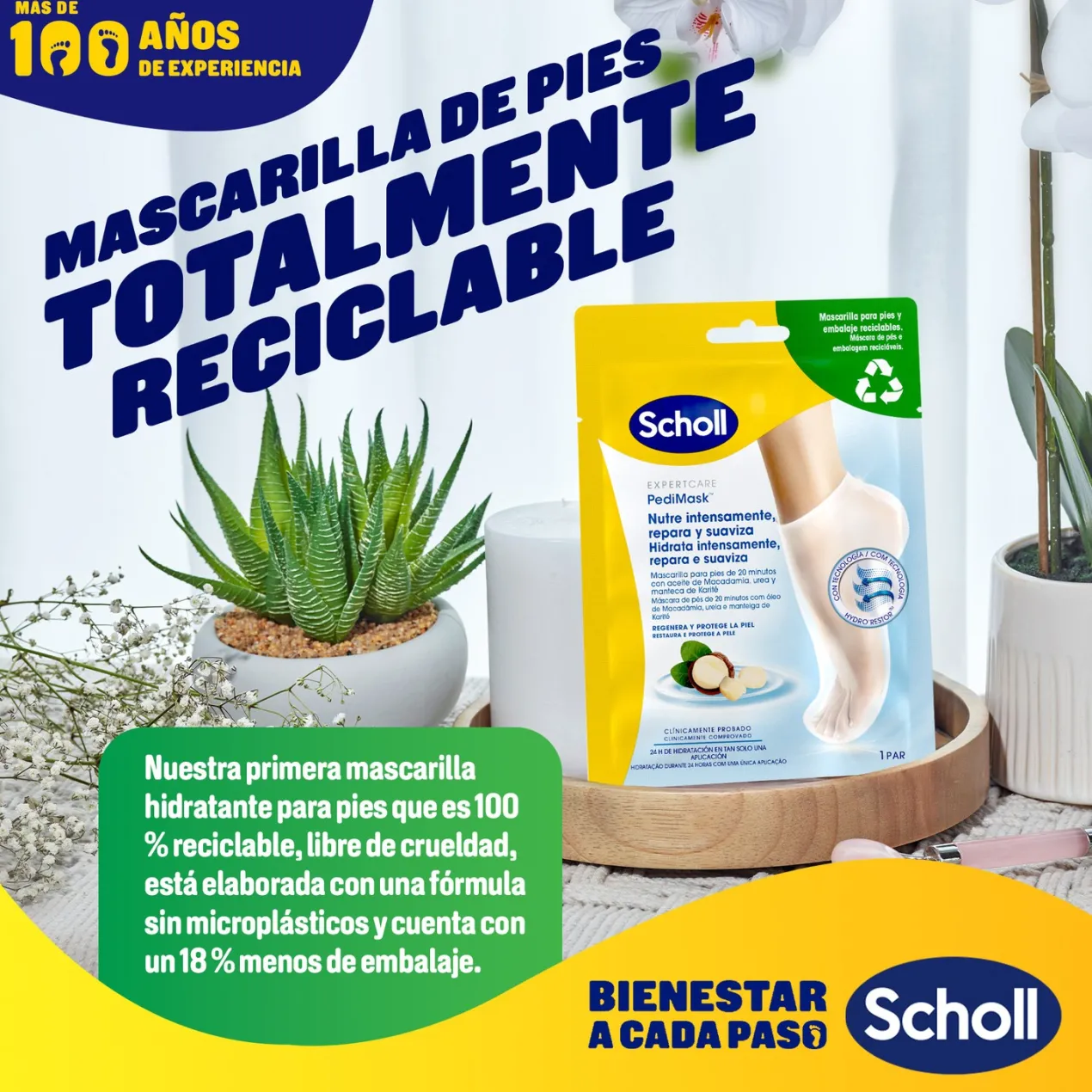 Mascarilla Nutritiva Para Pies
