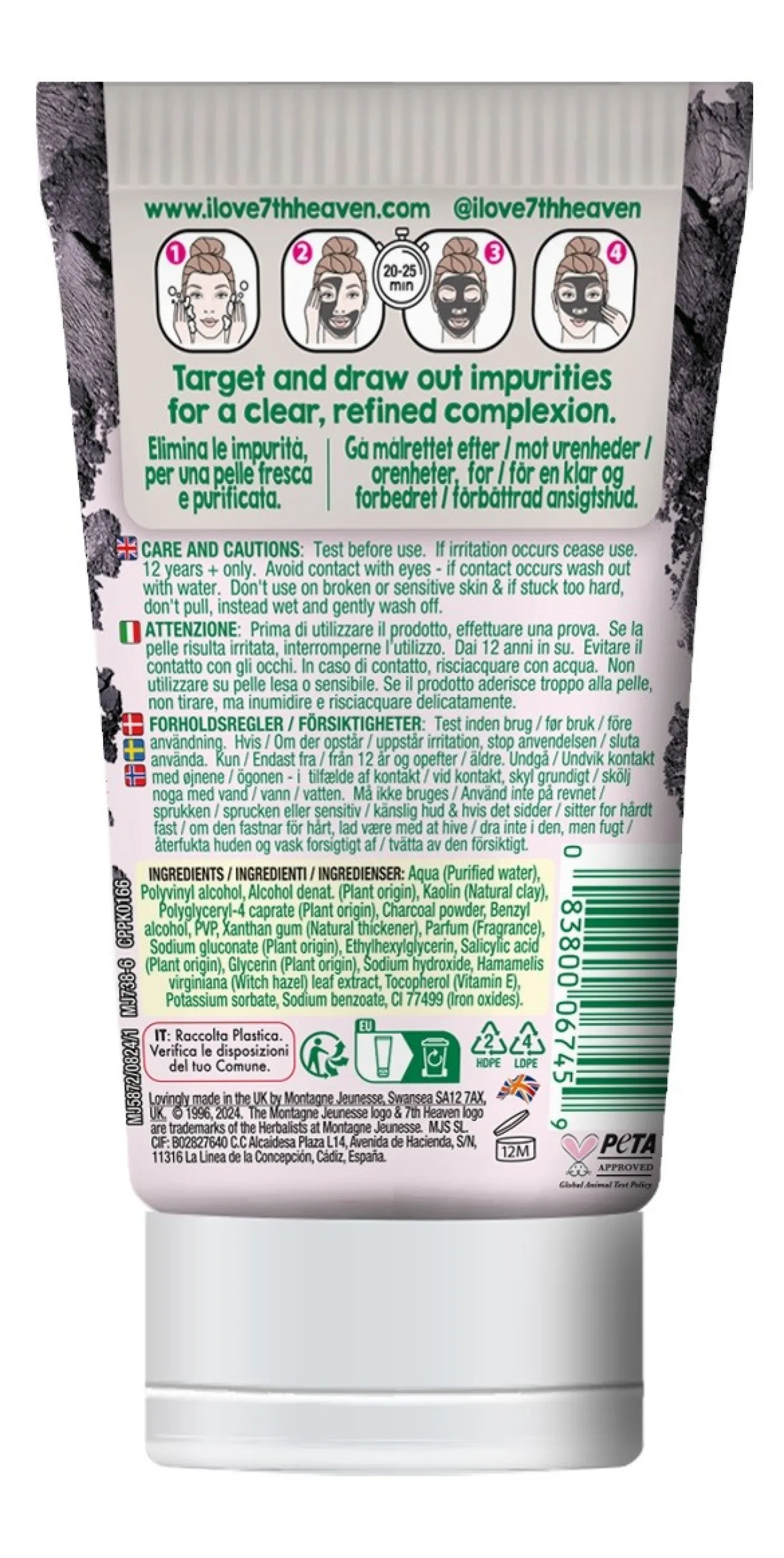 Mascarilla Peel-Off Carbón