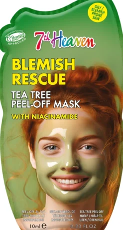 Mascarilla Peel-Off Árbol de Té con Niacinamida Reduce Imperfecciones
