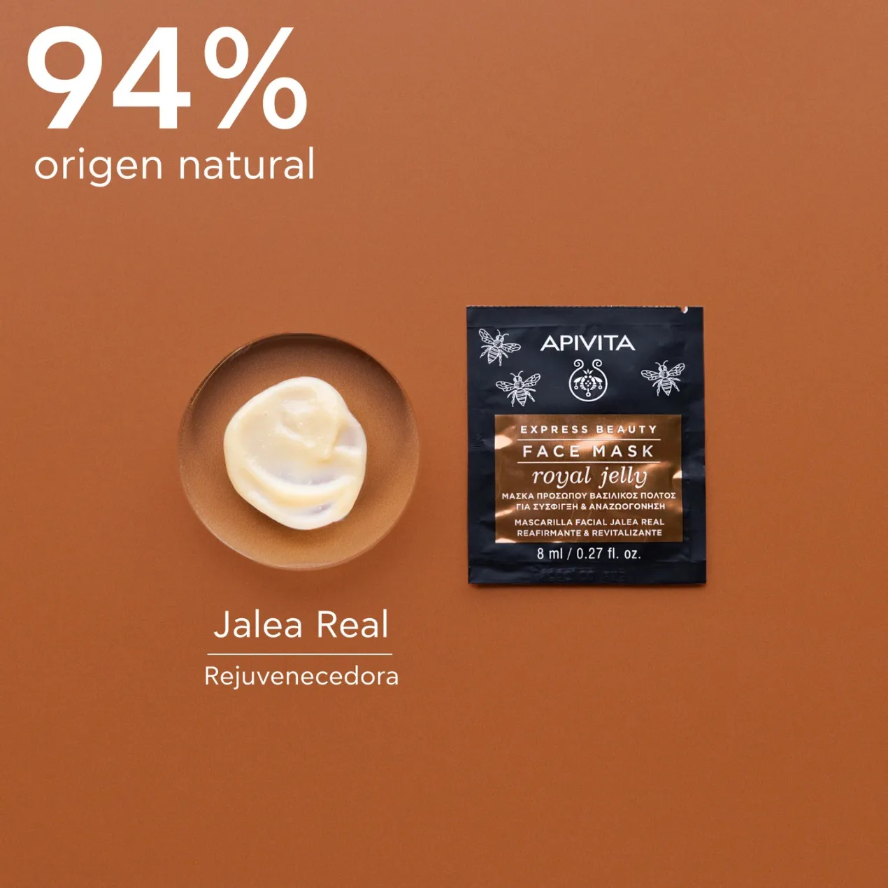 Mascarilla Reafirmante con Jalea Real Express Gold