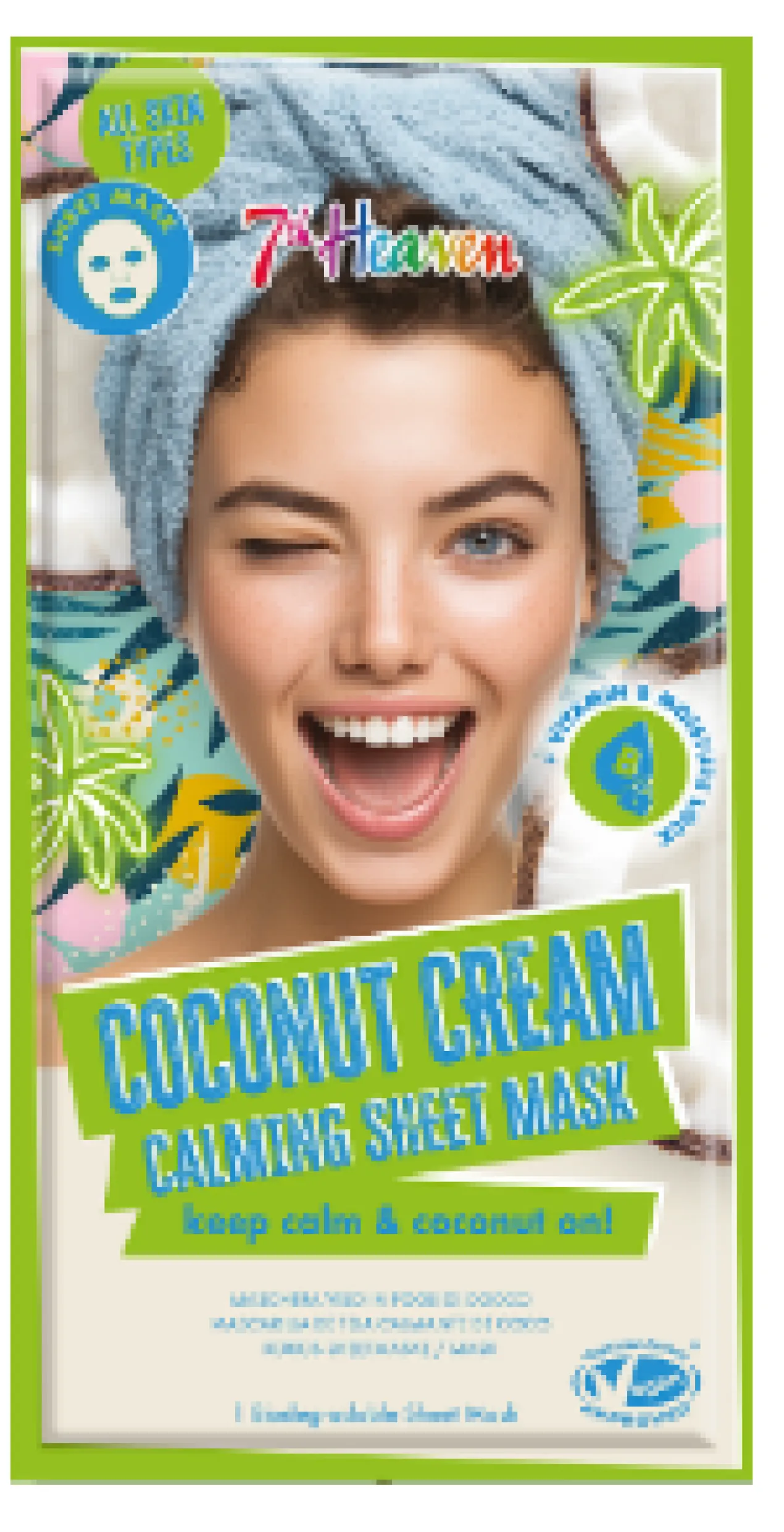 Mascarilla Tela Calmante Coco + Vitamina B
