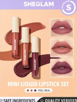 Matte Allure set de 3 mini labiales liquidos