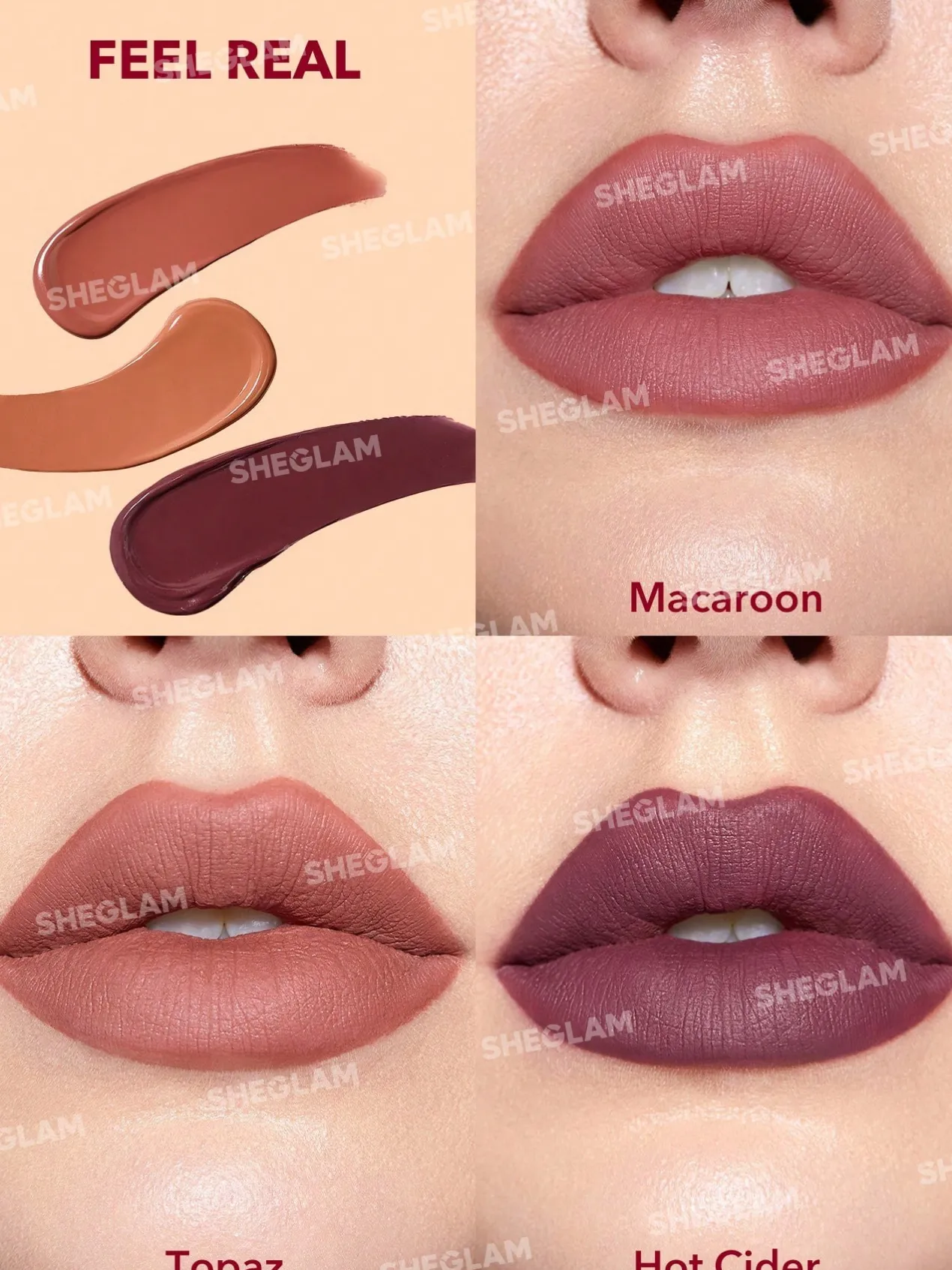 Matte Allure set de 3 mini labiales liquidos