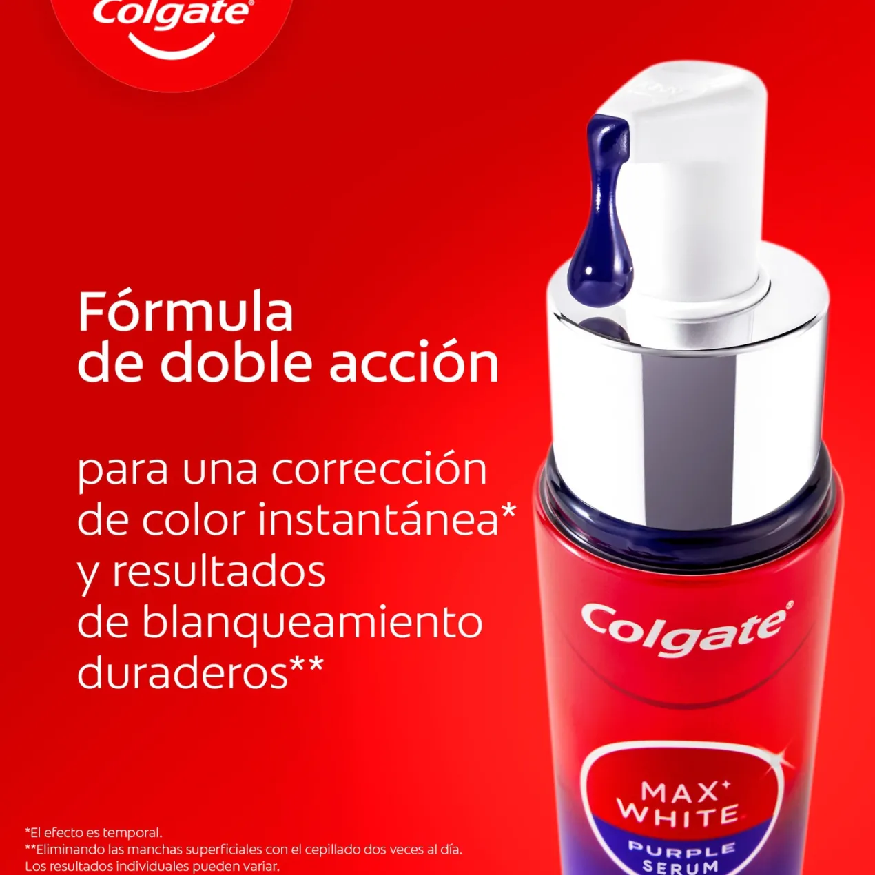 Max White Sérum Blanqueador Morado