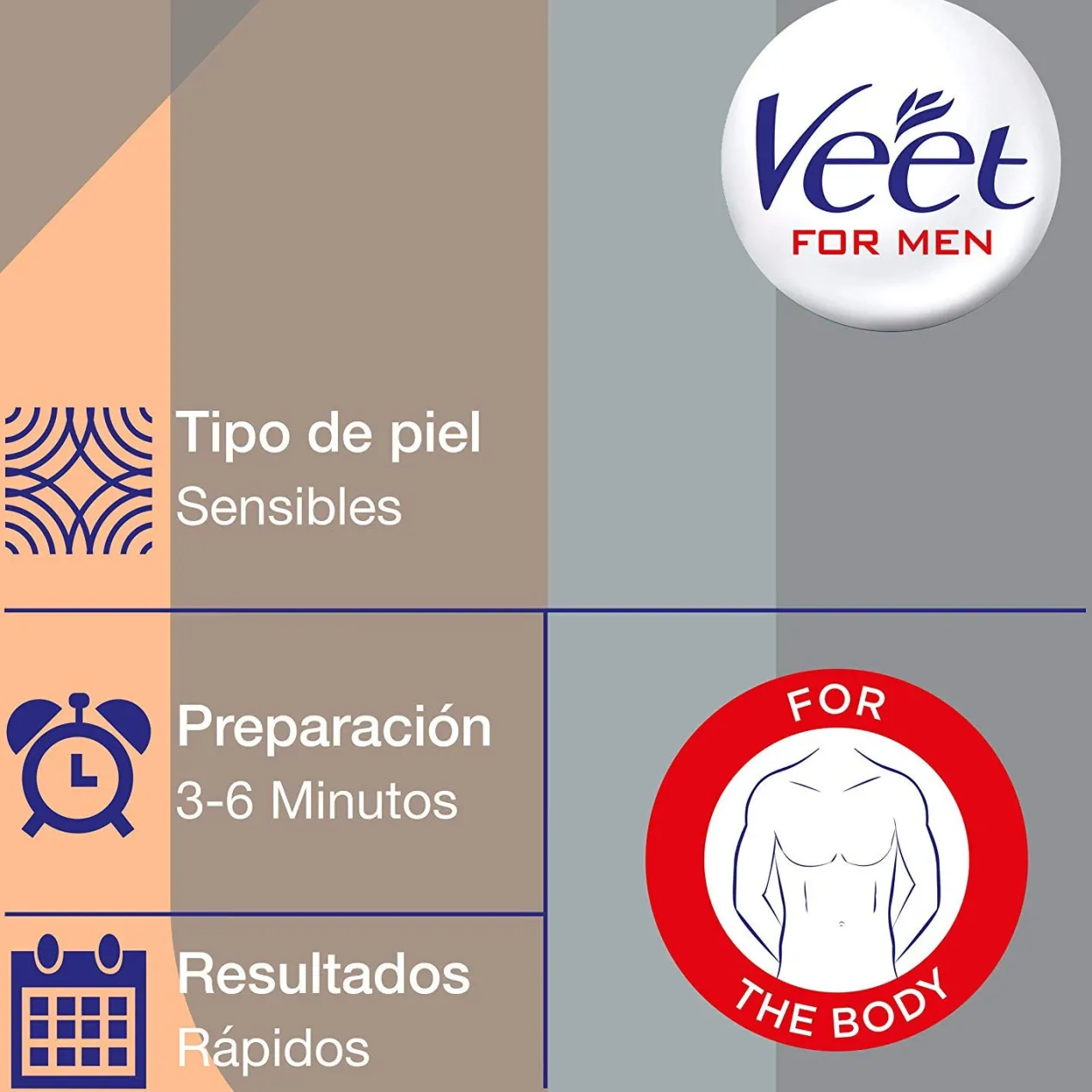 Men Crema Depilatoria Pieles Sensibles