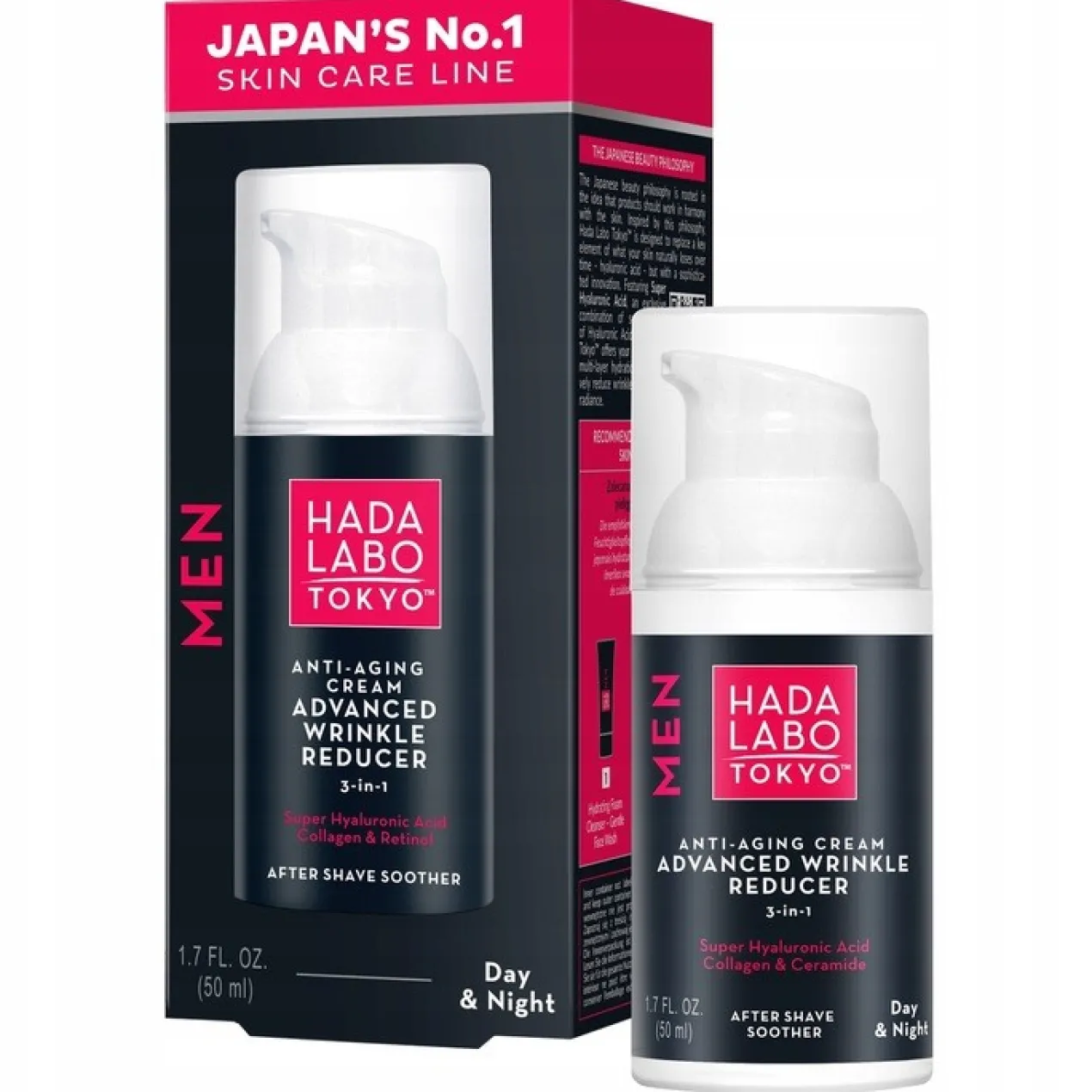 Men Crema Facial Antiarrugas e Hidratante para Hombre