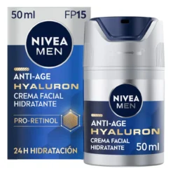 Men Crema Hyaluron Antiedad FP15