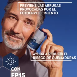 Men Crema Hyaluron Antiedad FP15